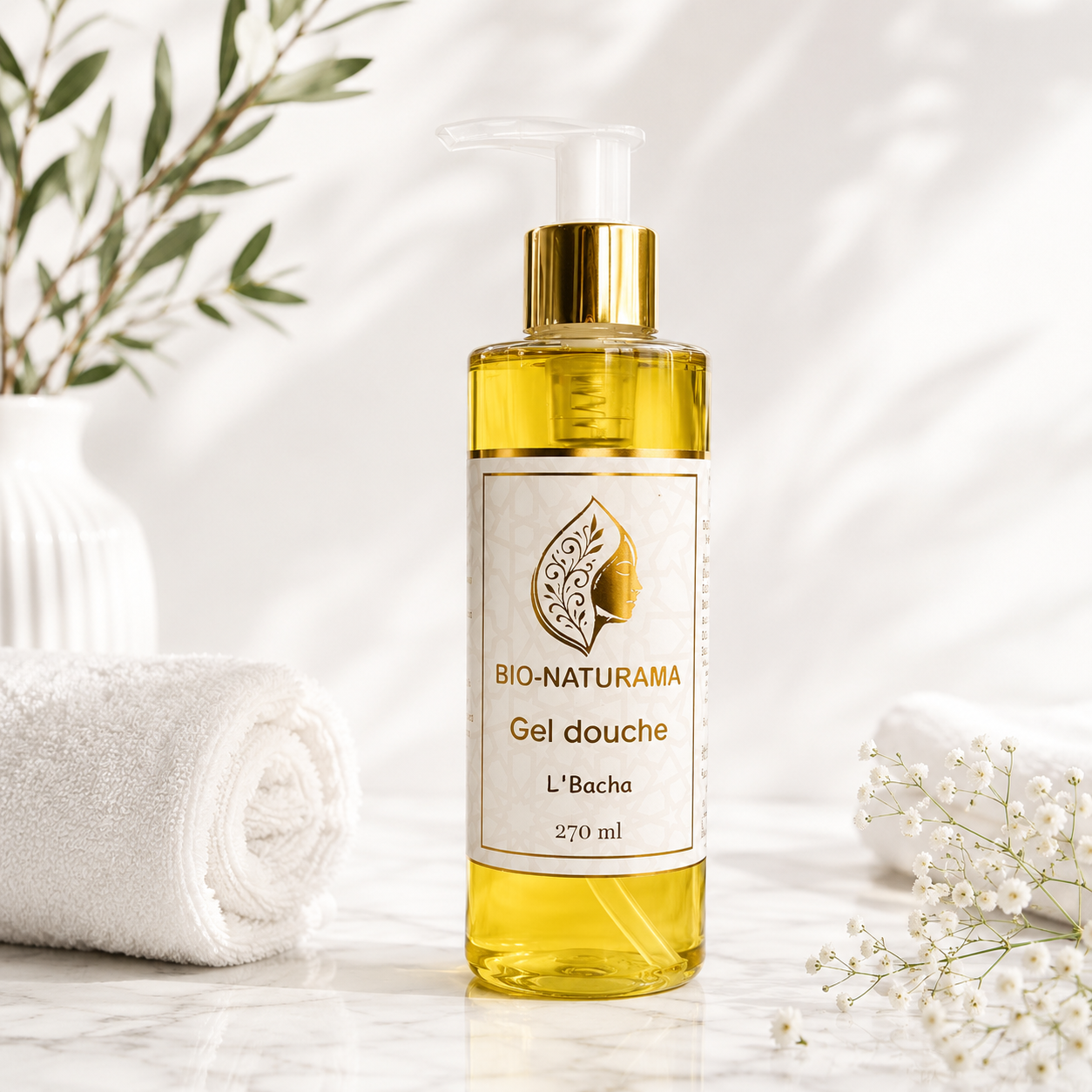 Gel Douche L’Bacha – Douceur Orientale & Soin Quotidien 270 ml